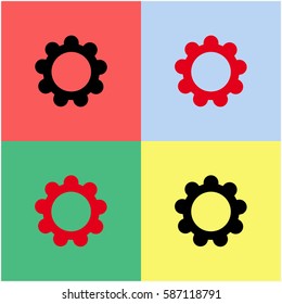 Setting vector  icon.