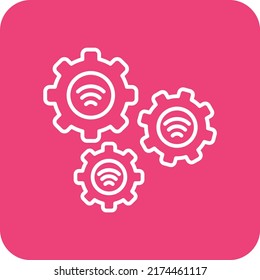 Setting vector icon. Can be used for printing, mobile and web applications.