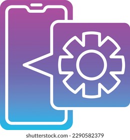 Setting vector icon. Can be used for printing, mobile and web applications.