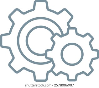 Setting vector icon. Can be used for printing, mobile and web applications.