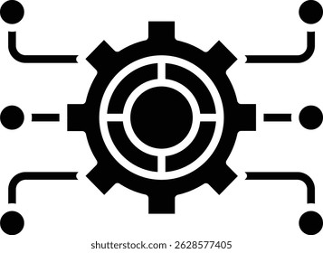 Setting vector icon. Can be used for printing, mobile and web applications.