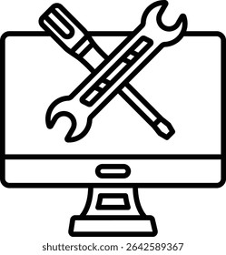 Setting vector icon. Can be used for printing, mobile and web applications.