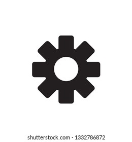 Setting vector icon flat
