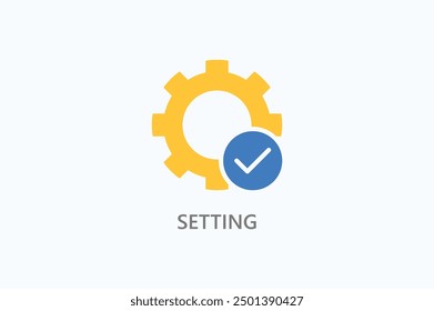 Setting Vector Icon Or Logo Illustration