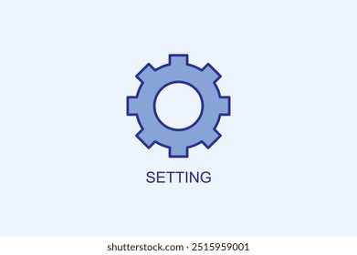 Setting Vector Icon Or Logo Illustration