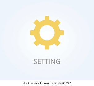 Setting Vector, Icon Or Logo Sign Symbol Illustration