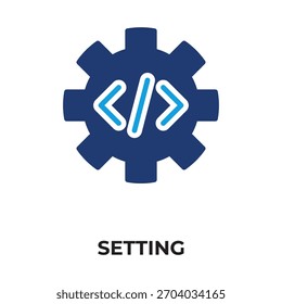 Vector de ajuste, icono o signo de logotipo ilustración de símbolo aislado