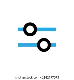 Setting vector icon. Pictogram from set Smartphone Essentials. Isolated on white background