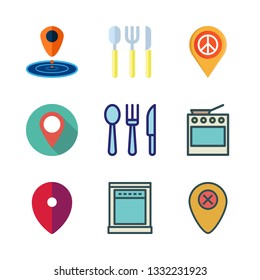 setting vector icon set