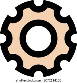 setting vector illustration isolated on a transparent background. storke vector icons for concept or web graphics.