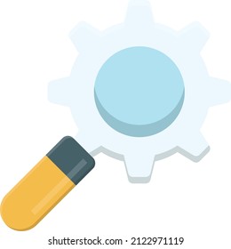 configuración de la ilustración vectorial en un fondo transparente.Símbolos de calidad premium.Icono plano de línea vectorial para el concepto y el diseño gráfico.
