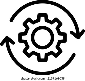 Einstellung   Vektorgrafik auf transparentem Hintergrund. Hochwertige Symbole. Dünne Vektorsymbole für Konzept und Grafikdesign. 
