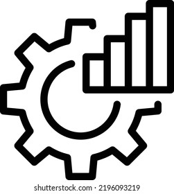 setting Vector illustration on a transparent background. Premium quality symmbols. Thin line vector icons for concept and graphic design. 
