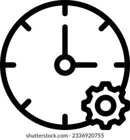 configuración de la ilustración vectorial en un fondo transparente.Símbolos de calidad premium.Icono vectorial de trazo para el concepto y el diseño gráfico. 
