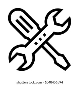 setting Vector Line Icon