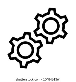 setting Vector Line Icon