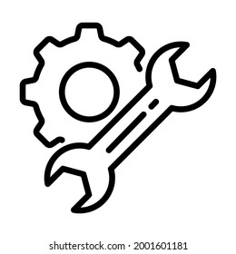 Setting vector line Icon-  Modern style high quality vector illustration.