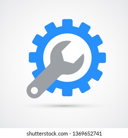 Settingicon trendy color seo internet marketing. Vector eps 10