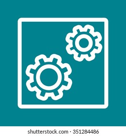 Settings, application, control icon vector image. Can also be used for material design. Suitable for use on web apps, mobile apps and print media