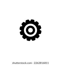 Settings button. Settings icon. Simple style engineering poster background symbol. Settings brand logo design element. Settings t-shirt printing. vector for sticker.