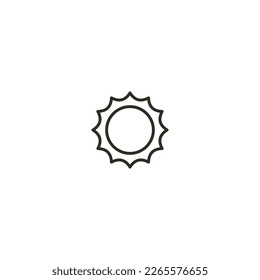 Settings button. Settings icon. Simple style engineering poster background symbol. Settings brand logo design element. Settings t-shirt printing. vector for sticker.