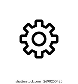 Configuraciones Cog Icon para la configuración y el control del sistema