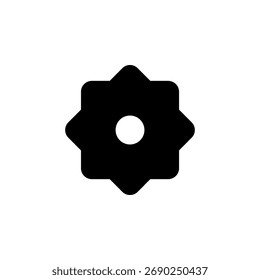 Settings Cog Icon for System Configuration and Control