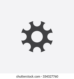 settings cut identity template icon design element