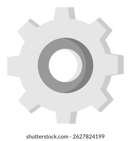 Einstellungen Flachfarbensymbol. Einfaches Vektorsymbol-Design im flachen Farbstil. Bearbeitbares Vektorformat