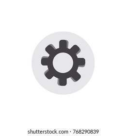 settings flat icon. Vector illustration