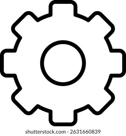 Settings gear icon for apps and websites