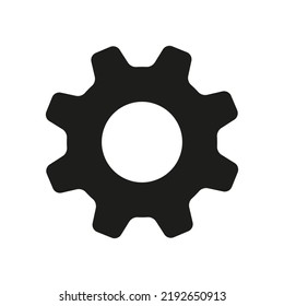 Settings or Gear icon. Cog Setting vector illustration