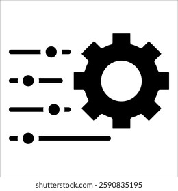 Settings Gear Icon Element For Design