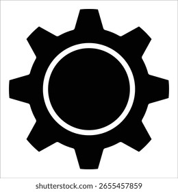 Settings Gear Icon Element For Design