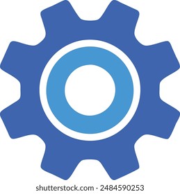 Settings Gear Icon High Quality illustration