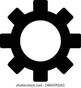 Configuraciones Gear Icon Ilustración de alta calidad