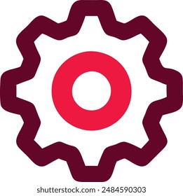 Configuraciones Gear Icon Ilustración de alta calidad