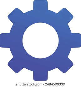 Configuraciones Gear Icon Ilustración de alta calidad