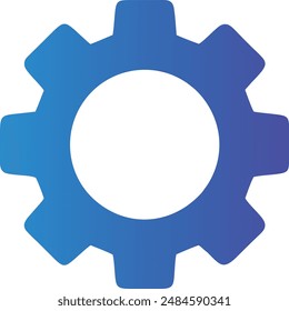 Settings Gear Icon High Quality illustration