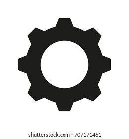 Settings, gear icon vector.