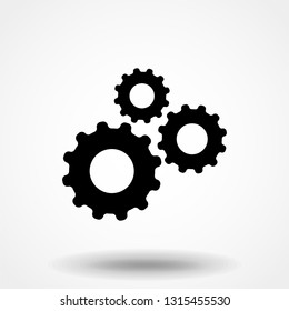 Indicadores de configuración vectorial de icono en estilo plano moderno para diseño web, gráfico y móvil.
