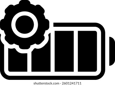 settings glyph icon illustration vector
