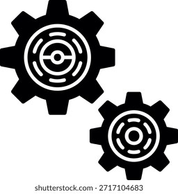 Configuraciones Glyph Style Icon Design