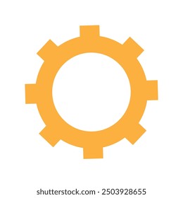 Settings golden icon. Gear Icon Set - Vector Collection of Gears App settings, tool, symbol and productivity white background vector illustration.
