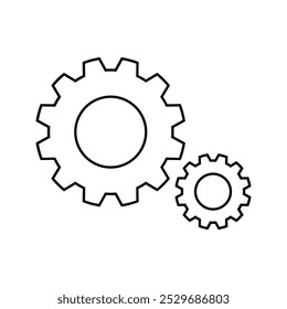 ícone configurações ,ícone sobre configurações vetor