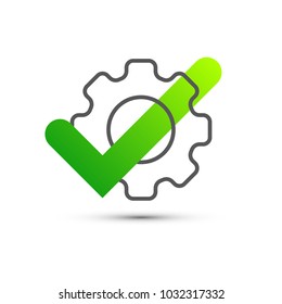 Settings icon with additional gears icon,settings program.