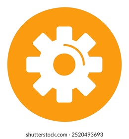 Settings icon with additional gears symbol. Security sign. Graph symbol for your web site design, logo, app, UI