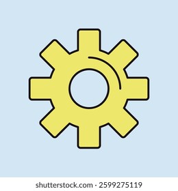 Settings icon with additional gears symbol. Security sign. Graph symbol for your web site design, logo, app, UI