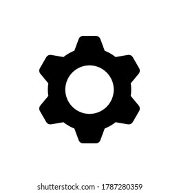 Settings icon with additional gears icon, vector illustration.