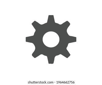 Settings icon with additional gears icon, vector illustration.